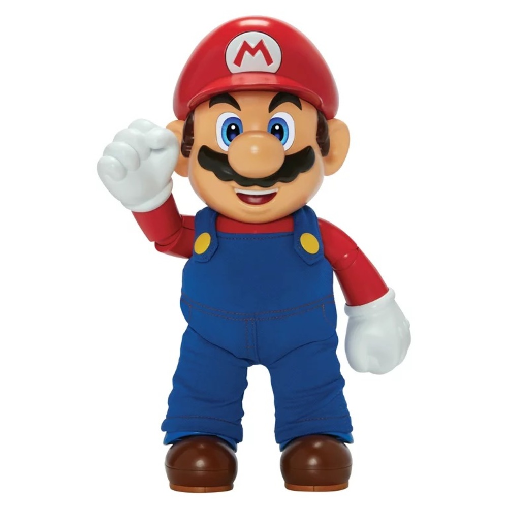 Nintendo SUPER MARIO It's-A Me, Mario! Collectible Action Figure in Red/Blue